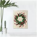 Picture of Holly Wreath _GroupedProduct_Rectangle_Portrait_Canvas_