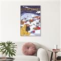 Picture of Christmas in Courchevel, France _GroupedProduct_Rectangle_Portrait_Canvas_Framed_