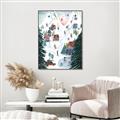 Picture of Winter Ski Resort _GroupedProduct_Rectangle_Portrait_Canvas_Framed_