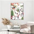 Picture of Mountain Ski Village _GroupedProduct_Rectangle_Portrait_Canvas_Framed_