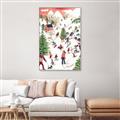 Picture of Mountain Ski Village _GroupedProduct_Rectangle_Portrait_Canvas_Framed_