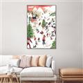 Picture of Mountain Ski Village _GroupedProduct_Rectangle_Portrait_Canvas_Framed_