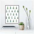 Picture of Christmas Trees _GroupedProduct_Rectangle_Portrait_Canvas_Framed_