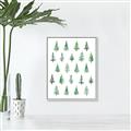 Picture of Christmas Trees _GroupedProduct_Rectangle_Portrait_Canvas_Framed_