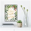 Picture of Holiday Wishes Wreath _GroupedProduct_Rectangle_Portrait_Canvas_Framed_