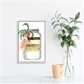 Picture of Holiday Cookies in a Jar _GroupedProduct_Rectangle_Portrait_Canvas_Framed_