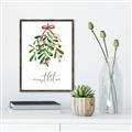 Picture of Under the Mistletoe III _GroupedProduct_Rectangle_Portrait_Canvas_Framed_