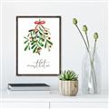 Picture of Under the Mistletoe III _GroupedProduct_Rectangle_Portrait_Canvas_Framed_