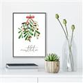 Picture of Under the Mistletoe III _GroupedProduct_Rectangle_Portrait_Canvas_Framed_
