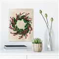 Picture of Holly Wreath _GroupedProduct_Rectangle_Portrait_Unframed_Print_Only_
