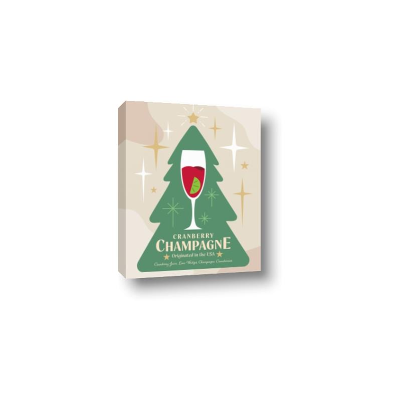 Picture of Holiday Cranberry Champagne _GroupedProduct_Rectangle_Portrait_Canvas_