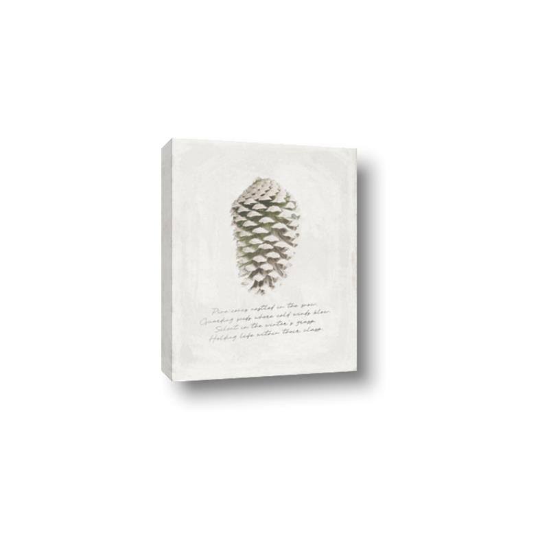 Picture of Pinecone Tidings I _GroupedProduct_Rectangle_Portrait_Canvas_