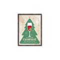 Picture of Holiday Cranberry Champagne _GroupedProduct_Rectangle_Portrait_Canvas_Framed_