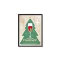Picture of Holiday Cranberry Champagne _GroupedProduct_Rectangle_Portrait_Canvas_Framed_
