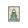 Picture of Holiday Cranberry Champagne _GroupedProduct_Rectangle_Portrait_Canvas_Framed_