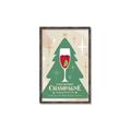 Picture of Holiday Cranberry Champagne _GroupedProduct_Rectangle_Portrait_Canvas_Framed_