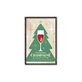 Picture of Holiday Cranberry Champagne _GroupedProduct_Rectangle_Portrait_Canvas_Framed_