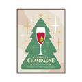 Picture of Holiday Cranberry Champagne _GroupedProduct_Rectangle_Portrait_Canvas_Framed_
