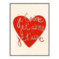 Picture of Je T'aime _GroupedProduct_Rectangle_Portrait_Canvas_Framed_