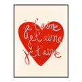Picture of Je T'aime _GroupedProduct_Rectangle_Portrait_Canvas_Framed_