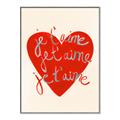Picture of Je T'aime _GroupedProduct_Rectangle_Portrait_Canvas_Framed_
