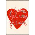 Picture of Je T'aime _GroupedProduct_Rectangle_Portrait_Canvas_Framed_