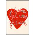 Picture of Je T'aime _GroupedProduct_Rectangle_Portrait_Canvas_Framed_