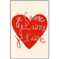 Picture of Je T'aime _GroupedProduct_Rectangle_Portrait_Canvas_Framed_