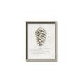 Picture of Pinecone Tidings I _GroupedProduct_Rectangle_Portrait_Canvas_Framed_