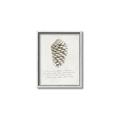 Picture of Pinecone Tidings I _GroupedProduct_Rectangle_Portrait_Canvas_Framed_