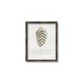 Picture of Pinecone Tidings I _GroupedProduct_Rectangle_Portrait_Canvas_Framed_