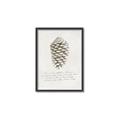 Picture of Pinecone Tidings I _GroupedProduct_Rectangle_Portrait_Canvas_Framed_