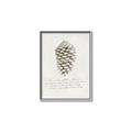 Picture of Pinecone Tidings I _GroupedProduct_Rectangle_Portrait_Canvas_Framed_
