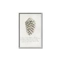 Picture of Pinecone Tidings I _GroupedProduct_Rectangle_Portrait_Canvas_Framed_