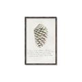Picture of Pinecone Tidings I _GroupedProduct_Rectangle_Portrait_Canvas_Framed_