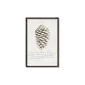 Picture of Pinecone Tidings I _GroupedProduct_Rectangle_Portrait_Canvas_Framed_