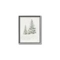 Picture of Winter Wonderland Trees _GroupedProduct_Rectangle_Portrait_Canvas_Framed_