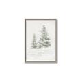 Picture of Winter Wonderland Trees _GroupedProduct_Rectangle_Portrait_Canvas_Framed_