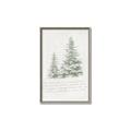 Picture of Winter Wonderland Trees _GroupedProduct_Rectangle_Portrait_Canvas_Framed_