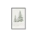 Picture of Winter Wonderland Trees _GroupedProduct_Rectangle_Portrait_Canvas_Framed_
