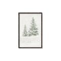 Picture of Winter Wonderland Trees _GroupedProduct_Rectangle_Portrait_Canvas_Framed_