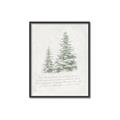 Picture of Winter Wonderland Trees _GroupedProduct_Rectangle_Portrait_Canvas_Framed_