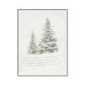 Picture of Winter Wonderland Trees _GroupedProduct_Rectangle_Portrait_Canvas_Framed_