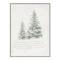 Picture of Winter Wonderland Trees _GroupedProduct_Rectangle_Portrait_Canvas_Framed_