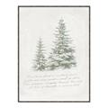 Picture of Winter Wonderland Trees _GroupedProduct_Rectangle_Portrait_Canvas_Framed_
