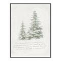 Picture of Winter Wonderland Trees _GroupedProduct_Rectangle_Portrait_Canvas_Framed_