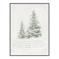 Picture of Winter Wonderland Trees _GroupedProduct_Rectangle_Portrait_Canvas_Framed_