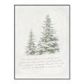 Picture of Winter Wonderland Trees _GroupedProduct_Rectangle_Portrait_Canvas_Framed_