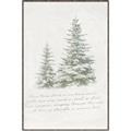Picture of Winter Wonderland Trees _GroupedProduct_Rectangle_Portrait_Canvas_Framed_