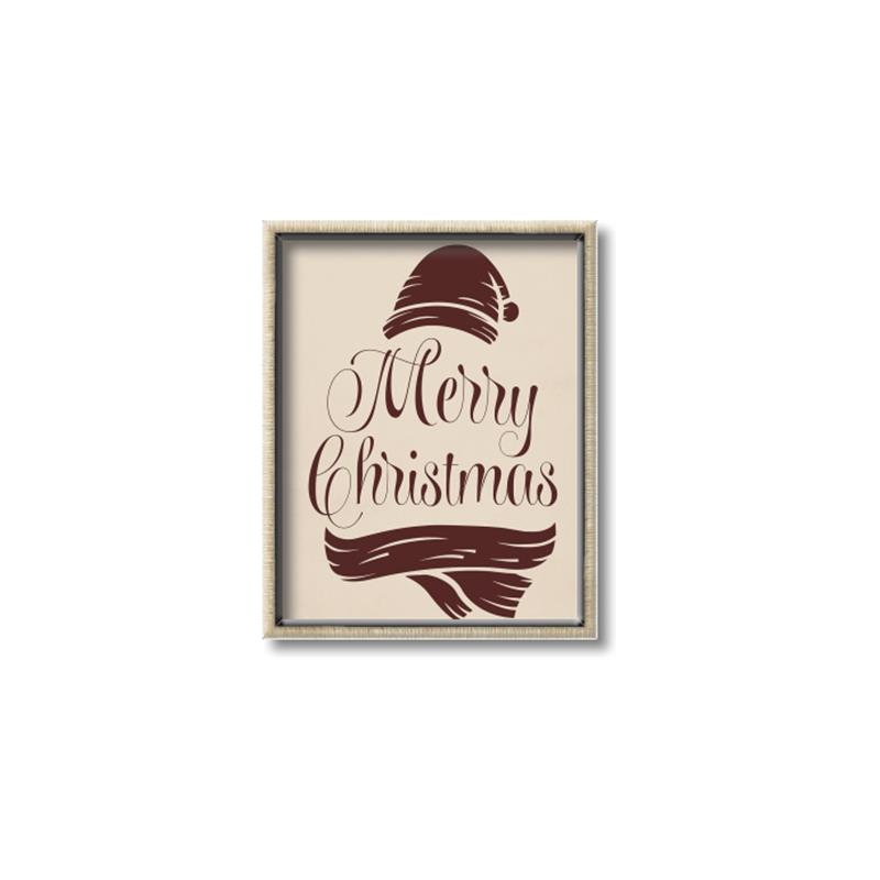 Picture of Merry Christmas _GroupedProduct_Rectangle_Portrait_Canvas_Framed_